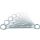 STAHLWILLE - StahlwilleSTABIL® 21/10 Zestaw dwustronnych kluczy oczkowych StahlwilleSTABIL StahlwilleSTABIL® 21/10 6x7-30x32 10 szt. - 96410501