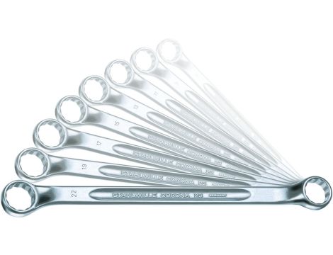 STAHLWILLE - CORONA 23/8 Zestaw dwustronnych kluczy oczkowych CORONA  CORONA 23/8 6x7-20x22 8 szt. - 96410704