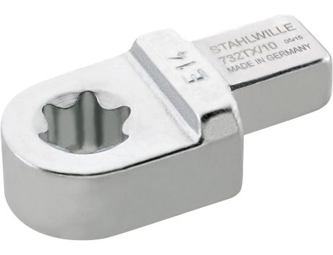 STAHLWILLE - 732TX/10 E10 TORX® Końcówka wtykowa TORX  Uchwyt narzędziowy9 x 12 - 58291010