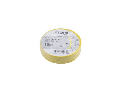 Taśma izolacyjna 15mm x 0,13mm ŻÓŁTA 10m 1szt.
