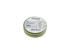 Taśma izolacyjna 15 x 0,13mm ŻÓŁTO-ZIELONA 10m 1sz