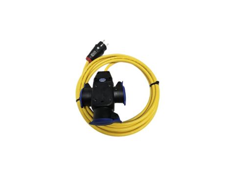 EXTREME Przedłużacz 3x1,5 PUR H07BQ-F 20m 3-fach 134620
