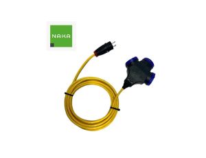 EXTREME Przedłużacz 3x1,5 PUR H07BQ-F 5m 3-fach 1320905