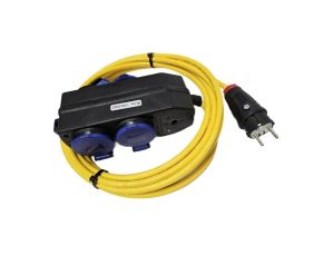 EXTREME Przedłużacz 3x1,5 PUR H07BQ-F 25m 4-fach 1323725