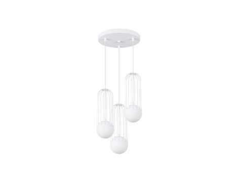Lampa wisząca BRINA 3P biała