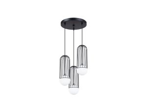 Lampa wisząca BRINA 3P czarna