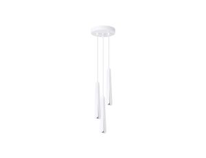 Lampa wisząca PRYSM 3P biała