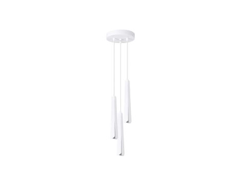 Lampa wisząca PRYSM 3P biała