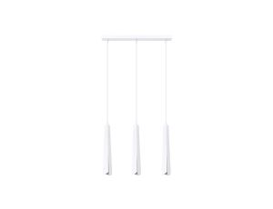Lampa wisząca PRYSM 3L biała
