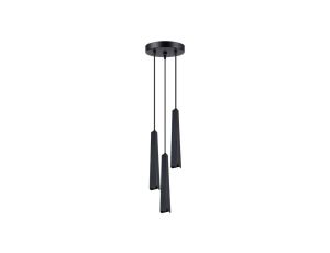 Lampa wisząca PRYSM 3P czarna