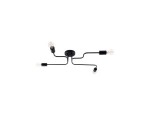 Żyrandol VECTOR 4 czarny