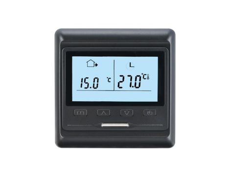 Termostat podłogowy regulator temperatury przewodowy z wyświetlaczem LCD IP20 HW800 GRAND MEYER