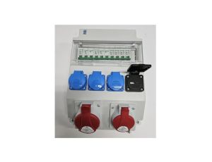 Rozdzielnica elektryczna CEE 32A 16A 230V USB z bezpiecznikami FI / 97V-6