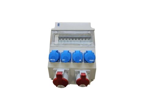 Rozdzielnica elektryczna CEE 32A 16A 4x 230V z bezpiecznikami HAGER 97H-1