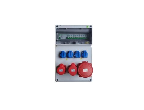 Rozdzielnica elektryczna CEE 63A 32A 16A 4x230V FI