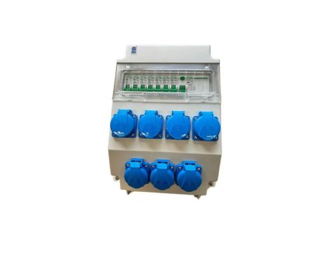Rozdzielnica elektryczna 7x 230V z bezpiecznikami FI / 7x 230V 3 fazy 95V-1