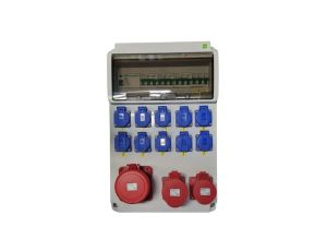 Rozdzielnica elektryczna CEE 63A 32A 16A 10x230V FI