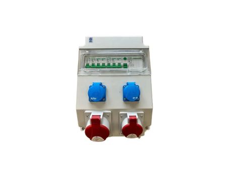 Rozdzielnica elektryczna CEE 32A 16A 230V z bezpiecznikami FI / 96V-3