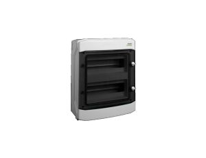 Rozdzielnica modułowa 2x12 natynkowa IP65 drzwi przeźroczyste PHS