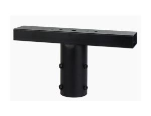 Uchwyt naświetlacza dla słupa składanego czarny LED line