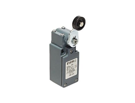 FM554 Wyłącznik krańcowy dźwignia R 40mm, rolka z tworzywa Ø20mm