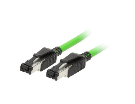 09457710025 Patch cord SF/UTP 5 drut Cu PVC zielony 3m 22AWG Żyły: 4