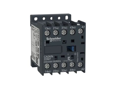CA2KN22F7 Stycznik 4-biegunowy NC x2 + NO x2 110VAC 10A