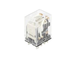 Przekaźnik: elektromagnetyczny DPDT Ucewki: 12VAC 10A/110VAC LY2 12VAC