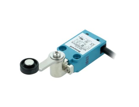 NGCPC10AX01A1A Wyłącznik krańcowy dźwignia R 40mm, rolka z tworzywa Ø18mm