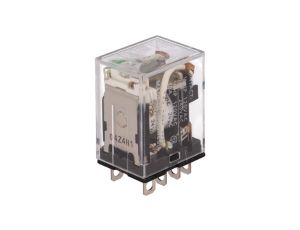 Przekaźnik: elektromagnetyczny DPDT Ucewki: 24VDC 10A/110VAC LY2-I4N 24VDC