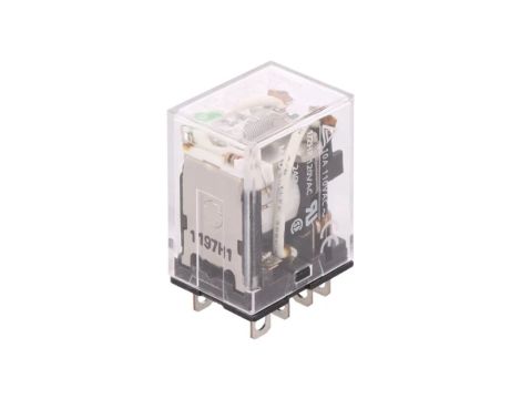 LY2N-48DC Przekaźnik: elektromagnetyczny DPDT Ucewki: 48VDC 10A/110VAC