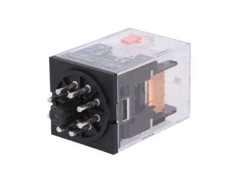 MKS2P-230AC Przekaźnik: elektromagnetyczny DPDT Ucewki: 230VAC 10A/250VAC