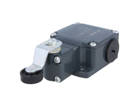 FL551 Wyłącznik krańcowy dźwignia R 40mm, rolka z tworzywa Ø20mm