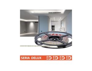 Taśma Delux 24V Slim 4mm LB 160led 6500K 550lm SMD2835 (10) PL7Y