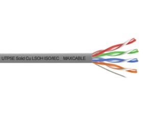 Przewód UTP5E drut Cu LSOH ISO/IEC 305m MAXCABLE