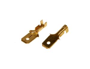 Konektor A6.3/0,5 męski zagniatany na przewód 0,75