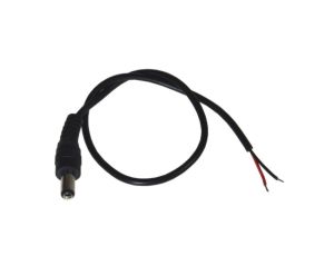 Wtyk DC 2,1/5,5 na kablu 30cm op/10