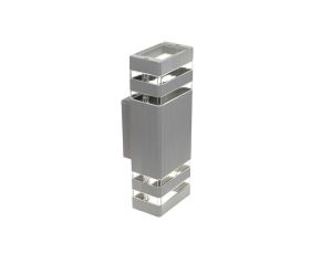 Oprawa elewacyjna Santa 2x GU10 szara RAL7040