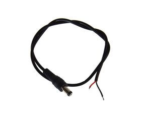 Wtyk DC 2,1/5,5 na kablu 45cm op/100