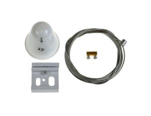 Uchwyt do podwieszenia szynoprzewodów 3 fazy biały