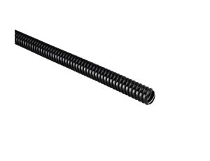 Rura spiralna wysokoelastyczna czarna 320N samogasnąca PVC +5C +60C PV UV fi 32 ECGFE32N /30m/