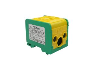 Blok dystrybucyjny DTB 35+216 - Żółto-zielony