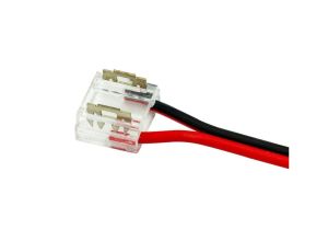 Złącze taśmy LED PCB szerokość 8mm z przewodami connector cable-strip COB 8W