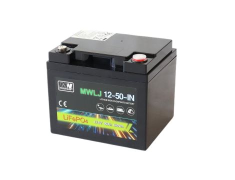 Akumulator LiFePO4 12,8V 50Ah MWLJ 12-50-IN M6