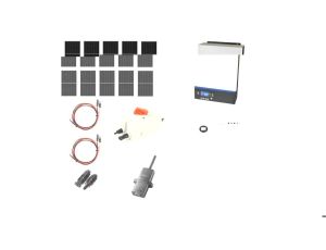 Hybrydowy zestaw solarny off-grid ESB-10kW-48 MPPT 10xPV Mono bateria slim 5kWh