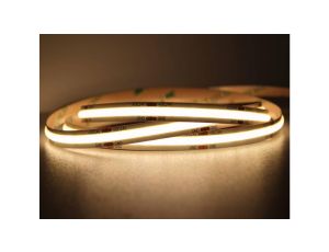 Profesjonalna taśma LED typu COB 12W 480 chips/m CRI 90 12V biala ciepla 3000K IP20 5m UQS-COB-12W-WW-12V-5m