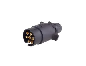 Wtyczka przyczepowa 7-pin 12V/24V plastikowa na kabel AMIO