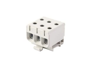 Złączka szynowa uniwersalna ETB 35/1x3 (L1,L2,L3) Al/Cu elektryczna śrubowa 6 otworów do kabli Elektro Becov