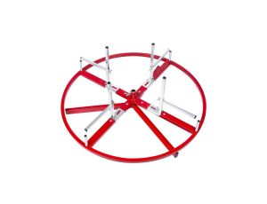 Rozwijak obrotowy do rur ogrzewania podłogowego PERT PEX (400m) i peszli karbowanych poziomy fi: 90cm