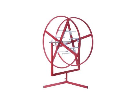 Rozwijak obrotowy do rur ogrzewania podłogowego PERT PEX (400m) i peszli karbowanych pionowy fi: 90cm